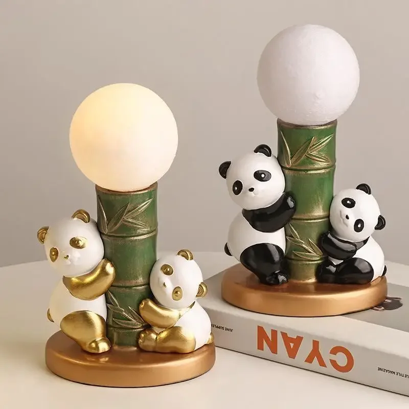 

Bei Hanmei cute panda night light children's room bedroom bedside table entrance creative ornament girlfriend birthday gift