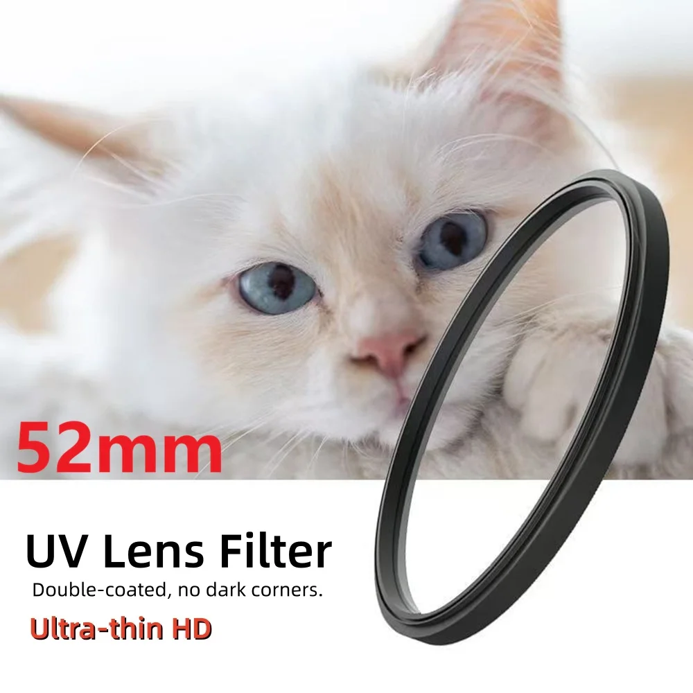 Universele UV-filter 40,5mm 43mm 46mm 49mm 52mm 55mm 58mm 62mm 67mm 72mm 77mm 82mm lensbeschermer voor Canon Nikon Sony Fuji camera's