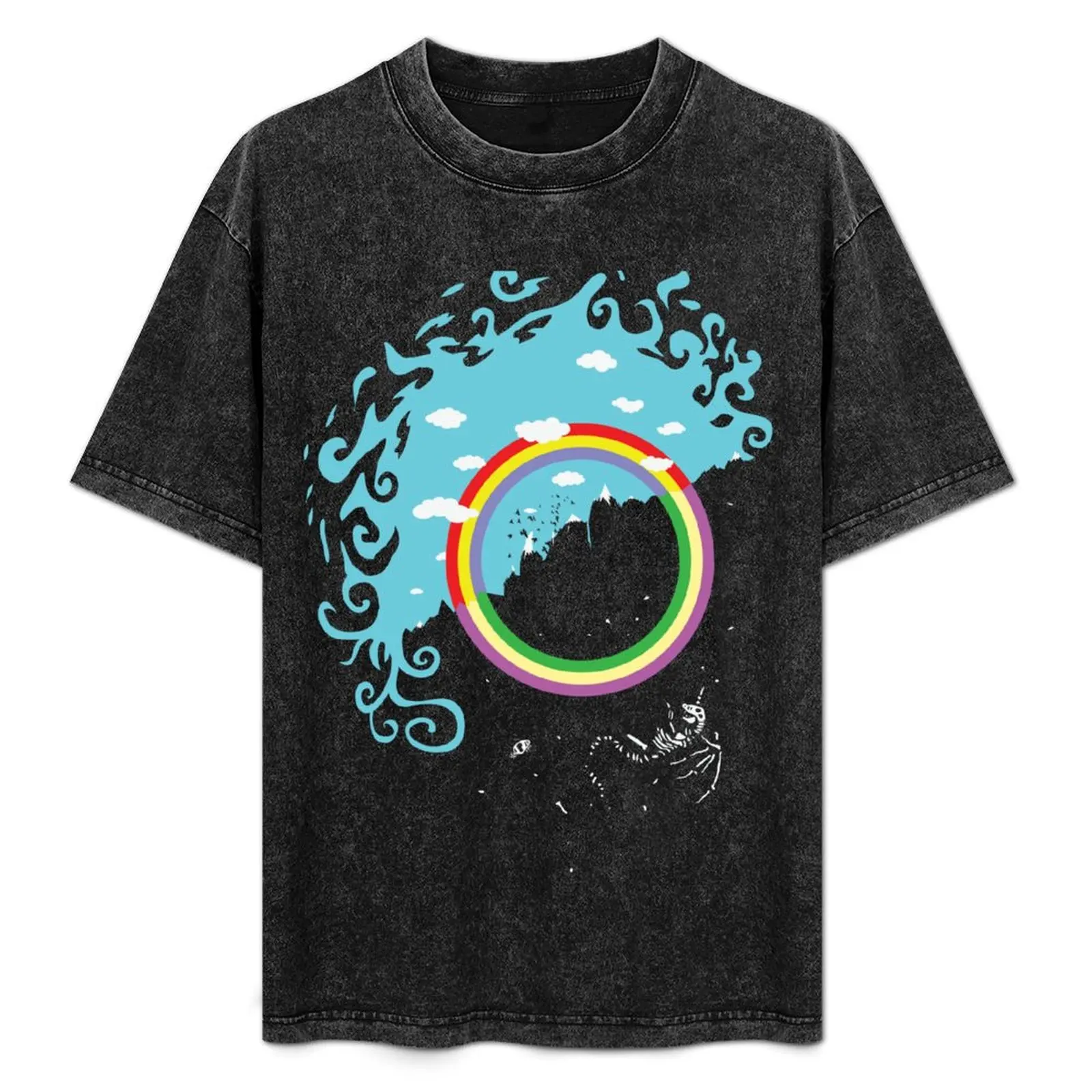 

Somewhere under then rainbow T-Shirt customs design your own summer tops clothing for men