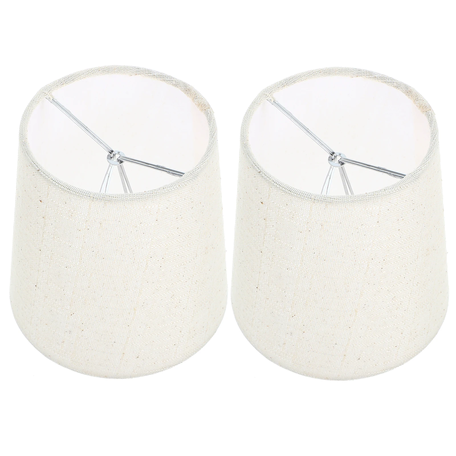 

2Pcs Decorative Lampshade Light Shades Table Floor Home Cover Replacement Mini Lamp Shades for Bedroom Living Room Outdoor