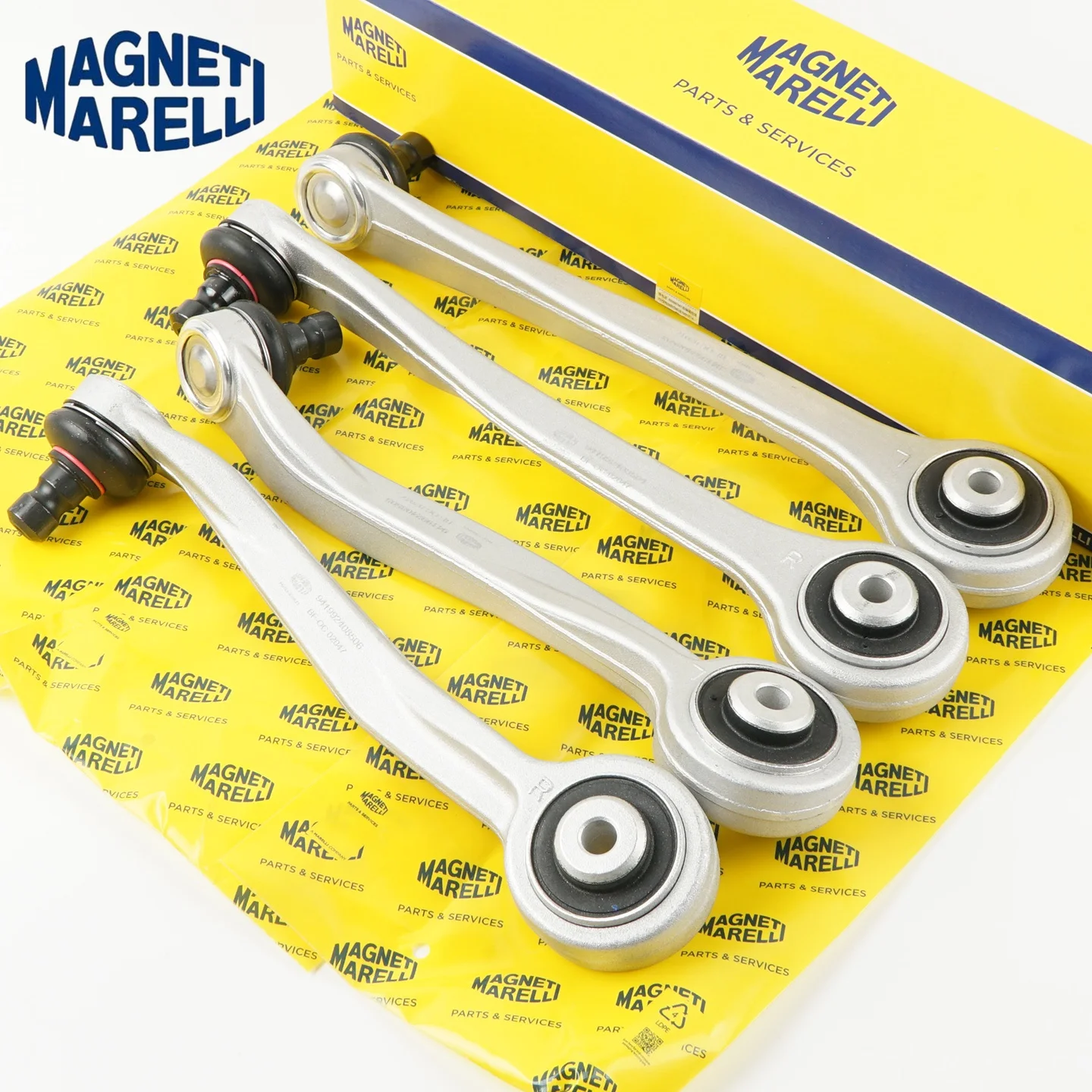 Set 4PCS 8K0407505A 8K0407505M 8K0407509A High Quality Front Suspension Upper Part Control Arm for Audi A4 RS4 A5 RS5 A6 A7 Q5