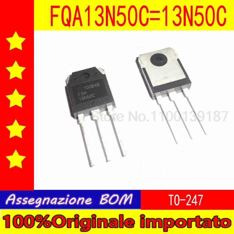 

10pcs/lot FQA13N50C 13N50C FQA13N50CF 13N50CF FQA170N06 170N06 TO-247 MOS FET