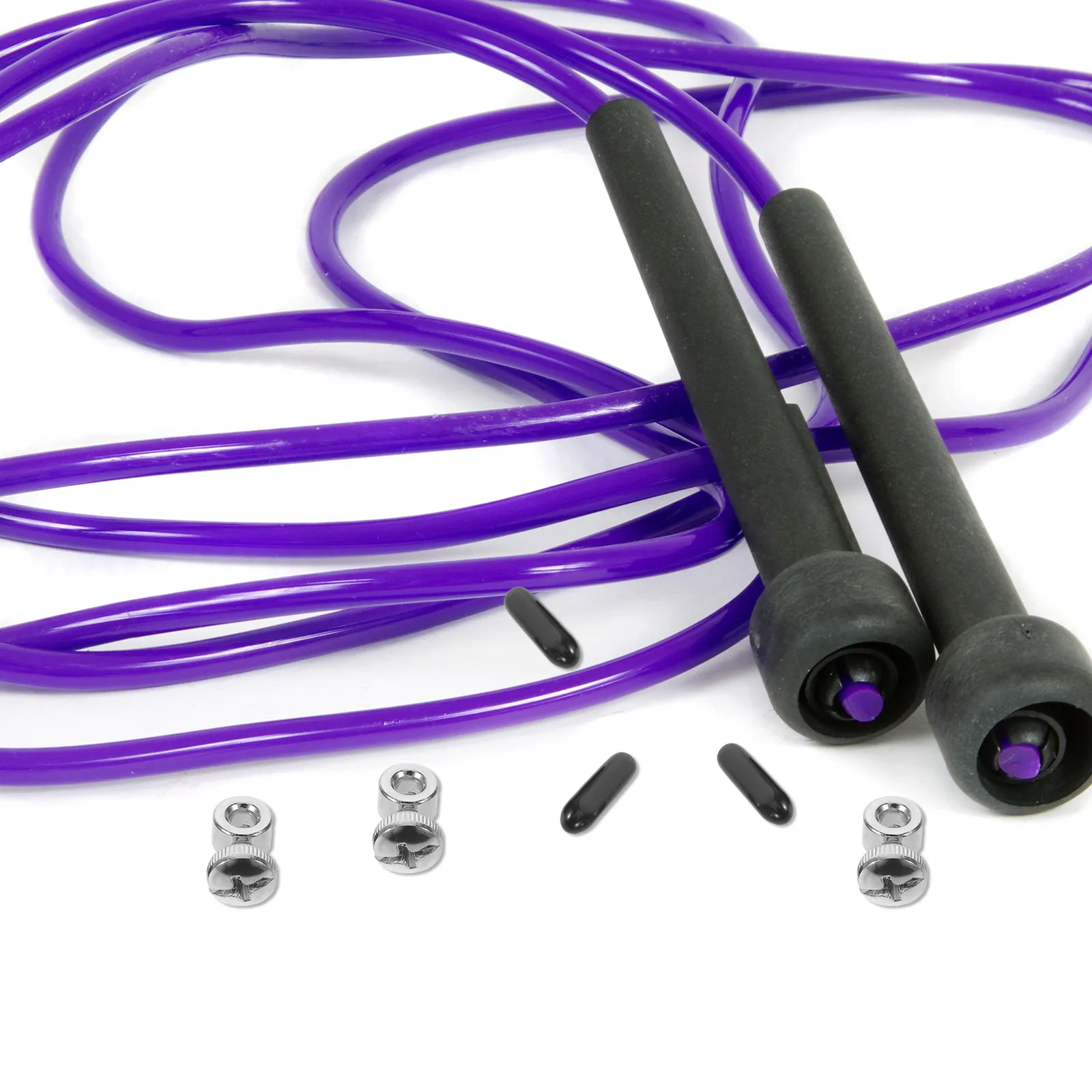 Jump Rope Replacement Screws 10 Sets Heavy Duty Adjustable End Caps Repair Kit for Speed Cable Ropes