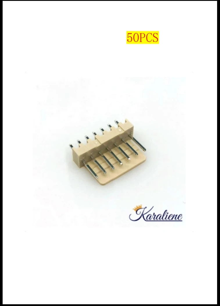 50PCS KF2510 2510-7A 2510-7AW 7-Pin 2.54mm Straight Vertical Male Terminal Connector Electronic Component
