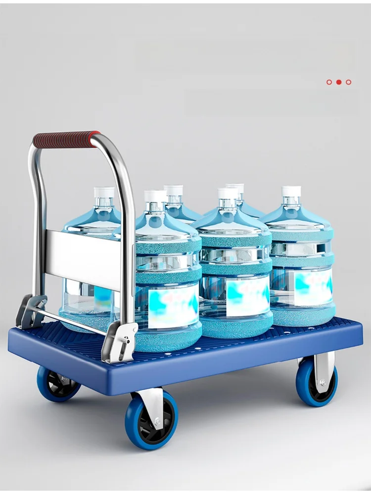 heavy-duty-hand-pulled-cart-portable-shopping-cart-foldable-plastic-body-steel-frame-for-moving-household-items-quiet-operation