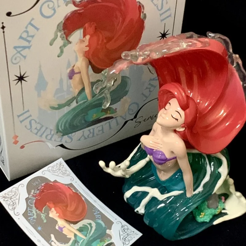 Disney Princess Art Gallery 2 Generation Series Blind Box Toys Cute Snow White Aurora Mulan Mystery Box Dolls Halloween Gift