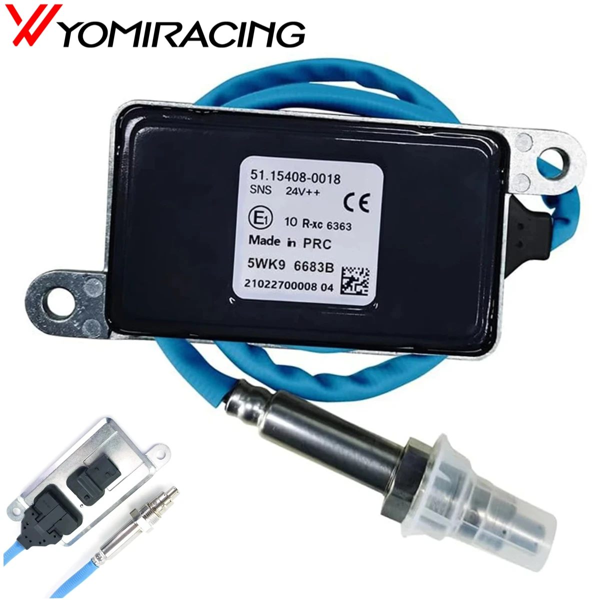 

YOMI Nitrogen Oxygen Sensor 24V For MAN Truck TGX TGS TGL TGM Euro6 Truck 5WK96783B 5WK96783A 51154080018 51154080011