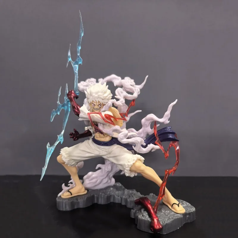

25cm One Piece Anime Nika Luffy Figures Pvc Statue Desktop Ornamen Collection Model Birthday Gift Toy