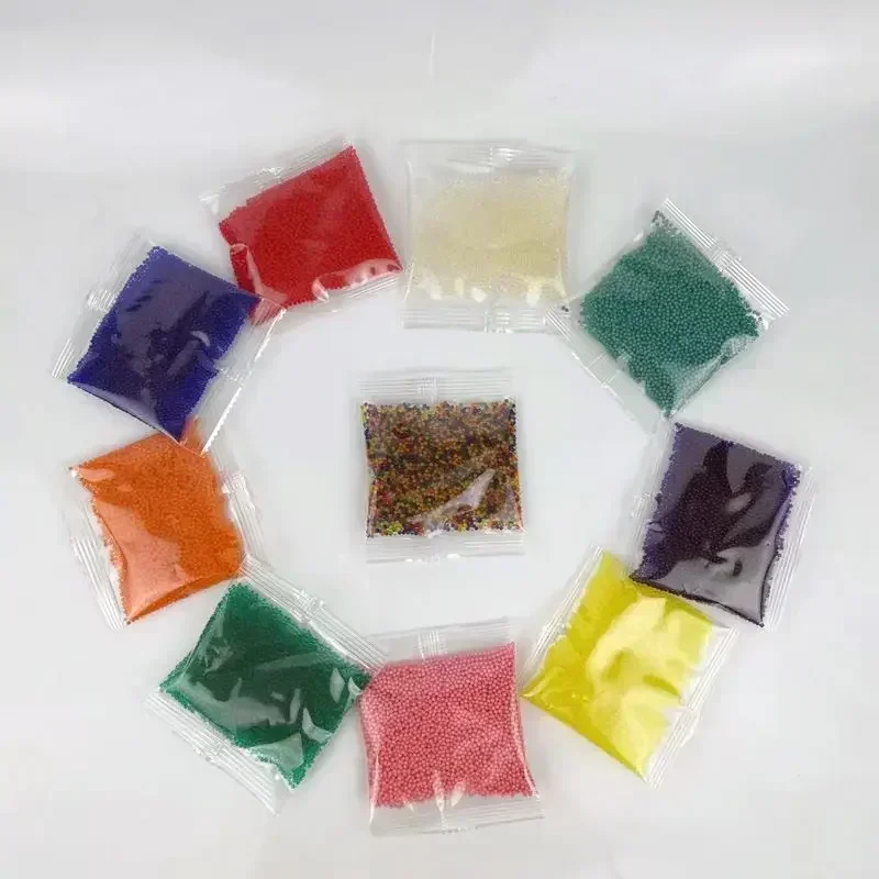 B7 - 8mm Wysokiej jakości kolorowe kulki wodne z twardej glinki, chłonne kulki do zabawy w wodę, kryształowe kulki do pistoletów dla dzieci