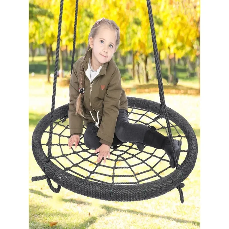 Children's swing chair, indoor household hanging basket, outdoor double child's nest net plate, outdoor patio seat and chair