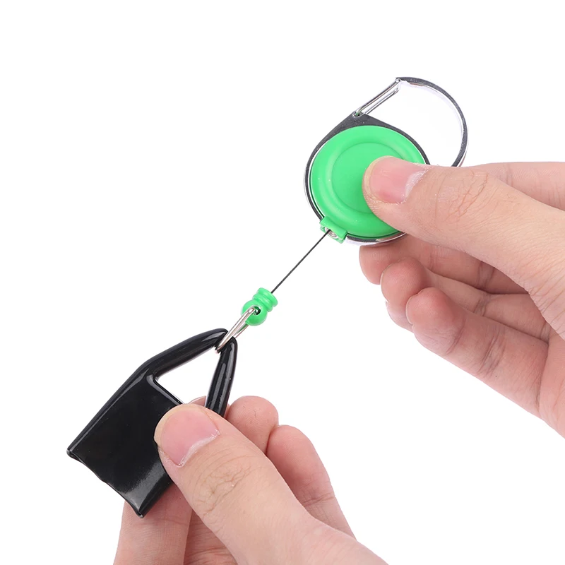1Pcs Lighter Holder With Retractable Keychain Windproof Lighter Protective Cover Sleeve Clip Tobacco Herb Smoking Accessories image 4