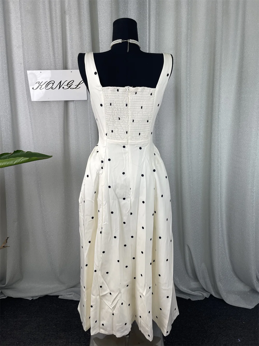 

Элегантное женское платье для вечеринки, дня рождения, 2025 г., сексуальное платье в горошек с открытой спиной, высокое качество, вечерние платья для выпускного вечера, гала-фестиваль знаменитостей