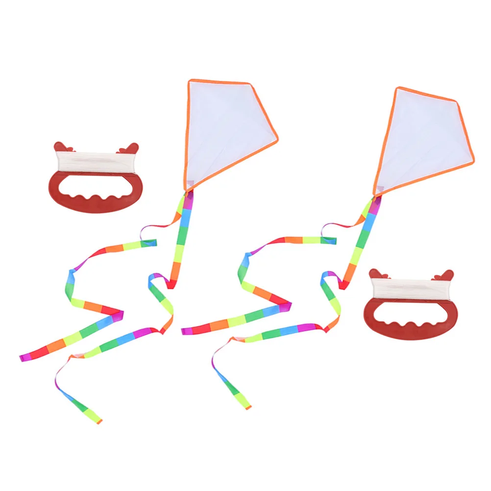 1 set 1 Set Blank Diy Kite Kit For Kids Portable Painting Craft Activity Children Art Outdoor Family Fun Kites For Toddlers
