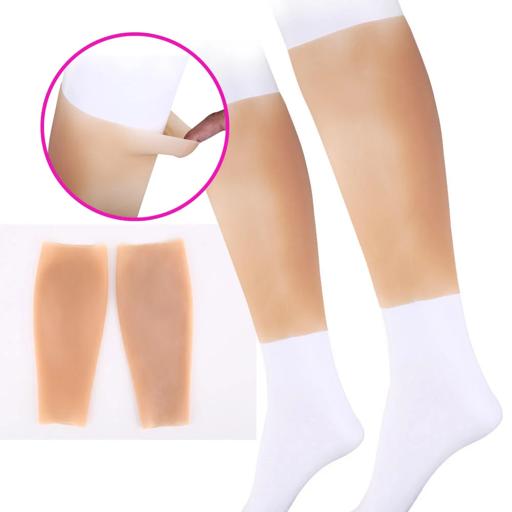 Realistic Calf Correction Full Silicone Leg Sets Onlays Arm Pads Adult for Cover Scar Posture Corrector Pad Bra