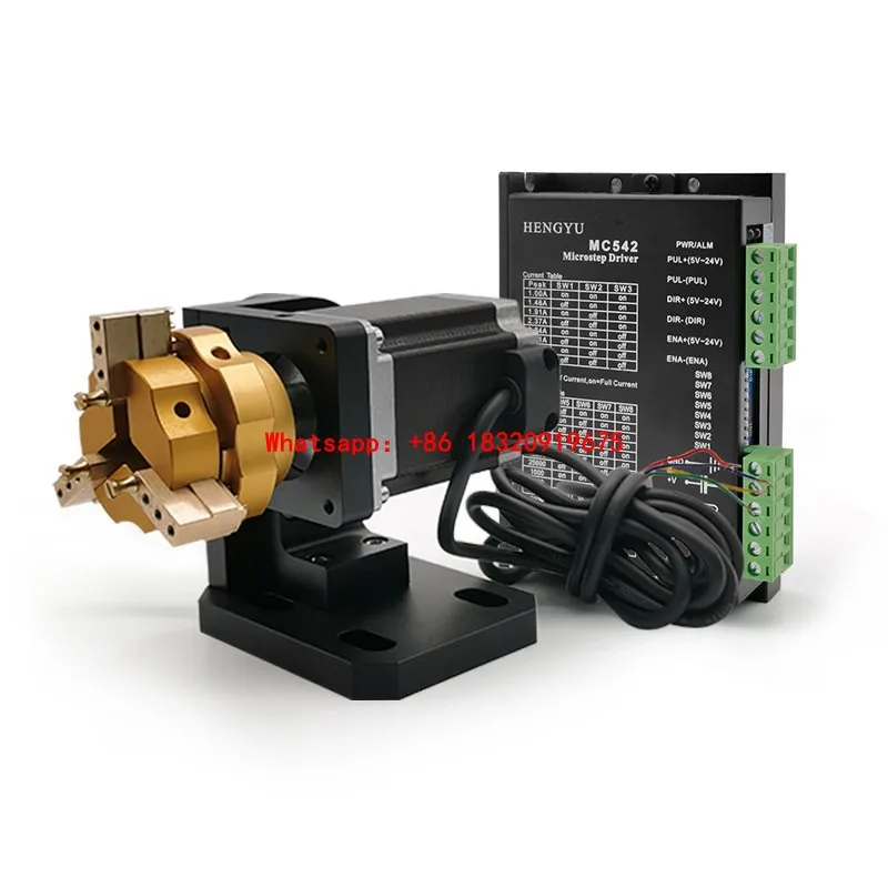 Cyclmotion Rotary stage/axis for marking and engraving machines – fixture for rings and jewelry
