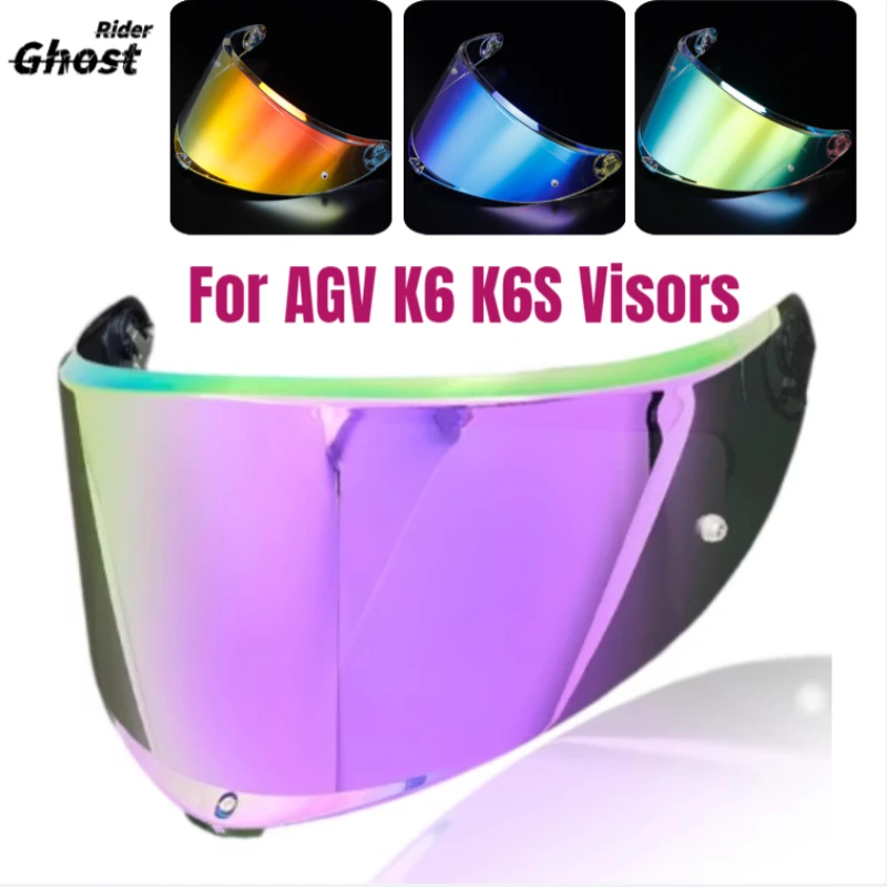 

Moto Helmet Visors for AGV K6 K6S Compact ST Motorcycle Helmet Visors Windshield Shield Motorbike Accessories Glasses Casco