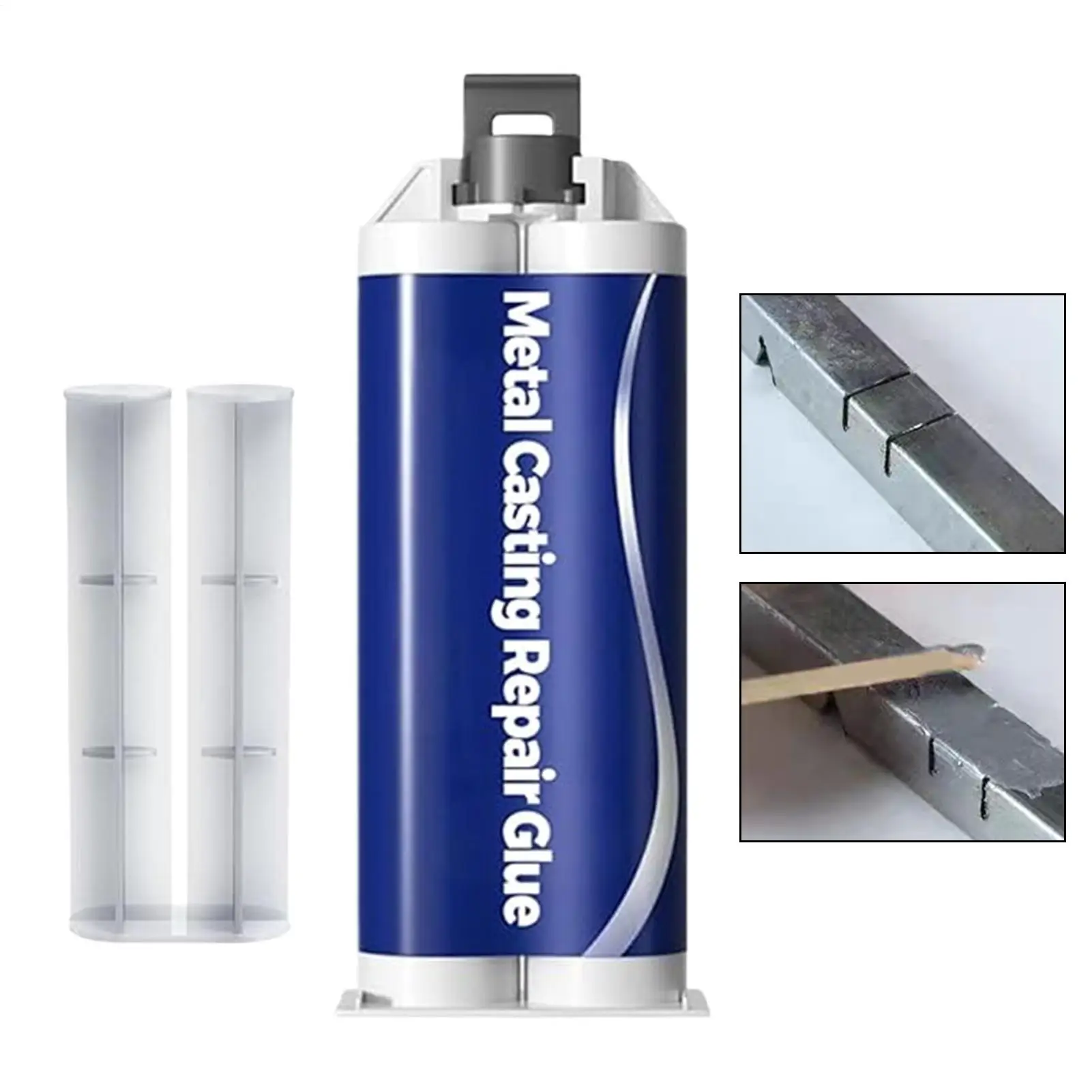 

Высокопрочный эпоксидный клей для ремонта металла 85 мл, термостойкий и морозостойкий, для сварки и устранения протечек, паста для ремонта металла