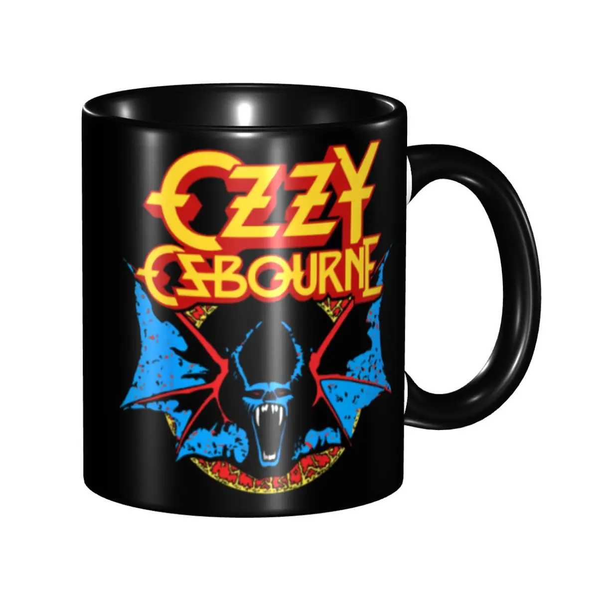 

Personalized Ozzy Osbourne British Rock Heavy Metal Singer Coffee Mugs DIY Ceramic Milk Tea Cup