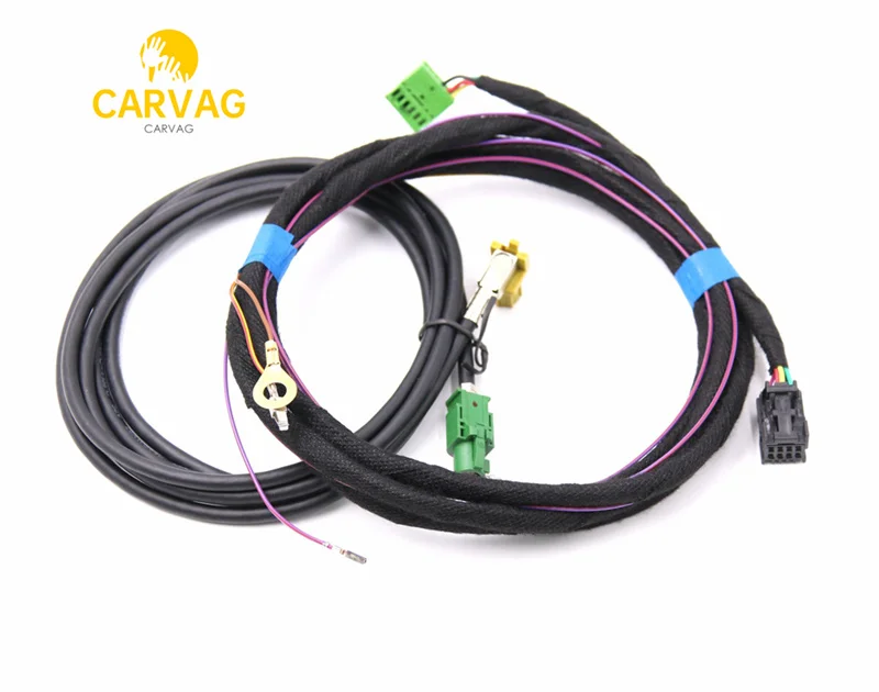 

FOR Audi A4 A5 B9 8W Q5 Q7 FY Audio CarPlay AMI USB Music Smartphone Interface AUX-IN Cable wire Harness FOR 8W0035736 - 8 PIN