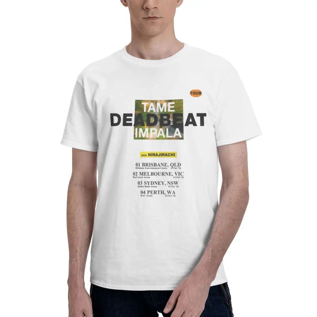 Tame Impala DEADBEAT Tour 2026 Trendy T Shirts Graphic Y2K Unique Customized Mens Women T Shirts Clothing