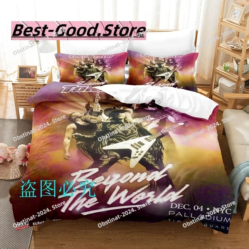 Hot Tokio Hotel album Bedding Set Single Twin Full Queen King Size Bed Set Adult Kid Bedroom Duvetcover Sets parure de lit Bed