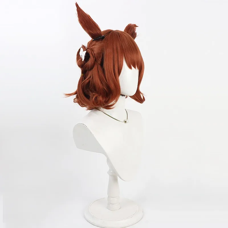 Uma Musume Pretty Derby Mayano Top Gun Doujin cosplay wig same-color ears tail Halloween gift
