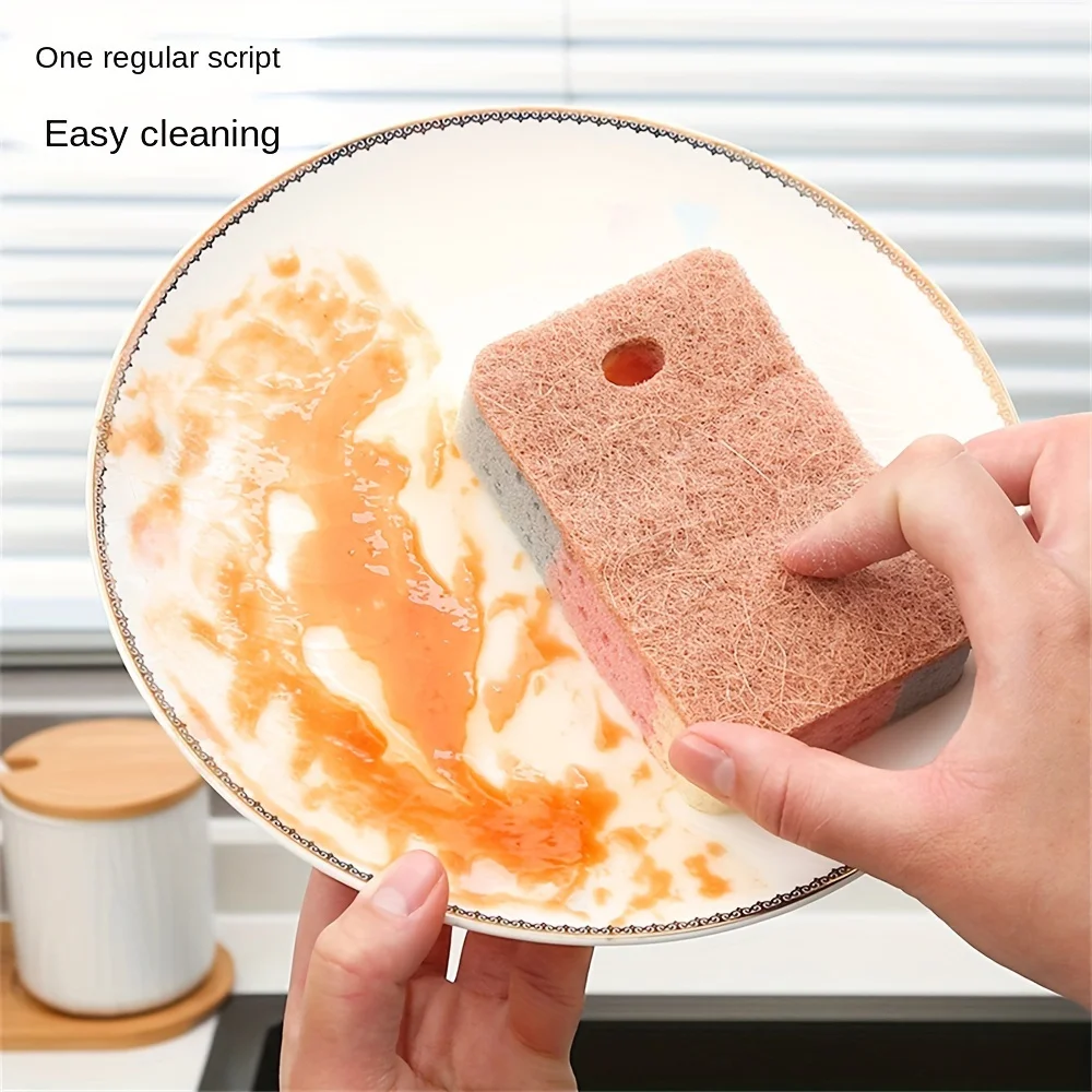 15pcs, Kitchen Cleaning Sponge, Wood Pulp Sponge, Dish Sponge, Scouring Cloth, Kitchen Rag, Dishcloth, Sponge Block,