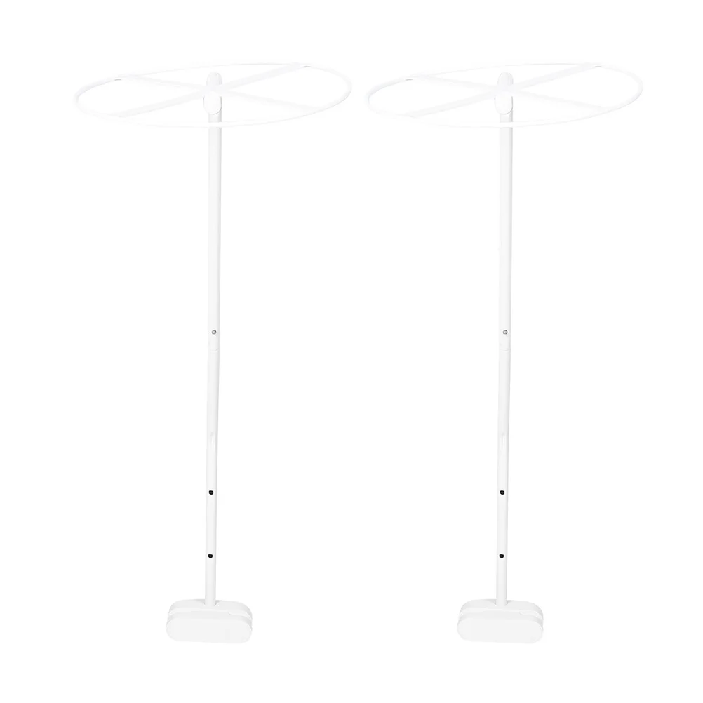2 set aste di supporto per baldacchino per culla staffa per baldacchino per letto in acciaio supporto per rete per culla facile installazione telaio staccabile per lettino