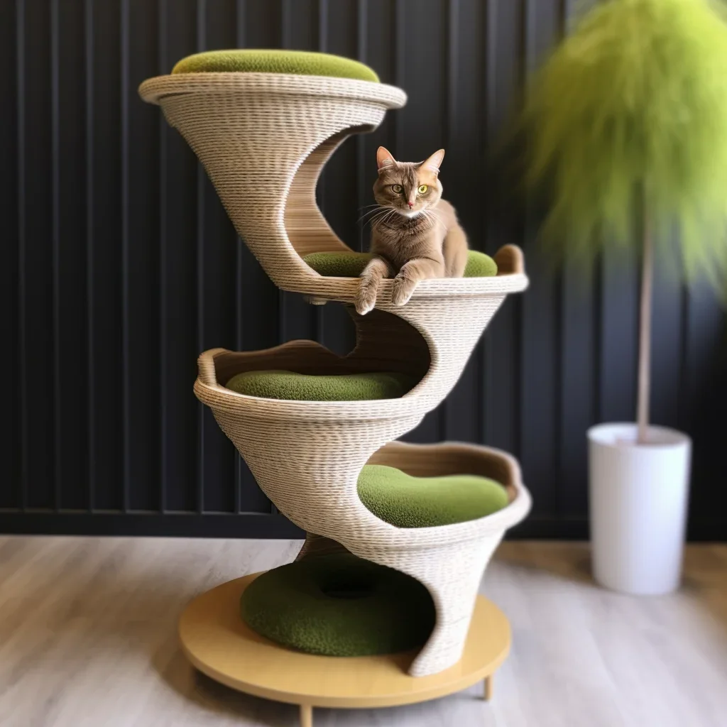 2024 new design Scratching post Beautiful Cat Trees & Condos Cat Trees & Scratcher