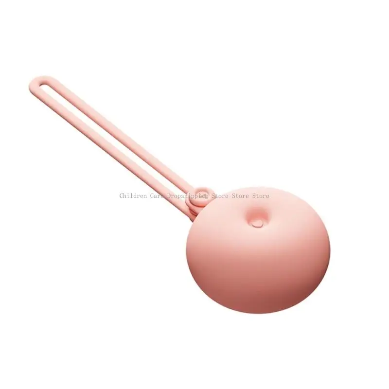 Silikonowy Uchwyt dziecięcy skrzynka do przechowywania od 0-36 miesięcy niemowlęta Łatwa uchwyt okrągły