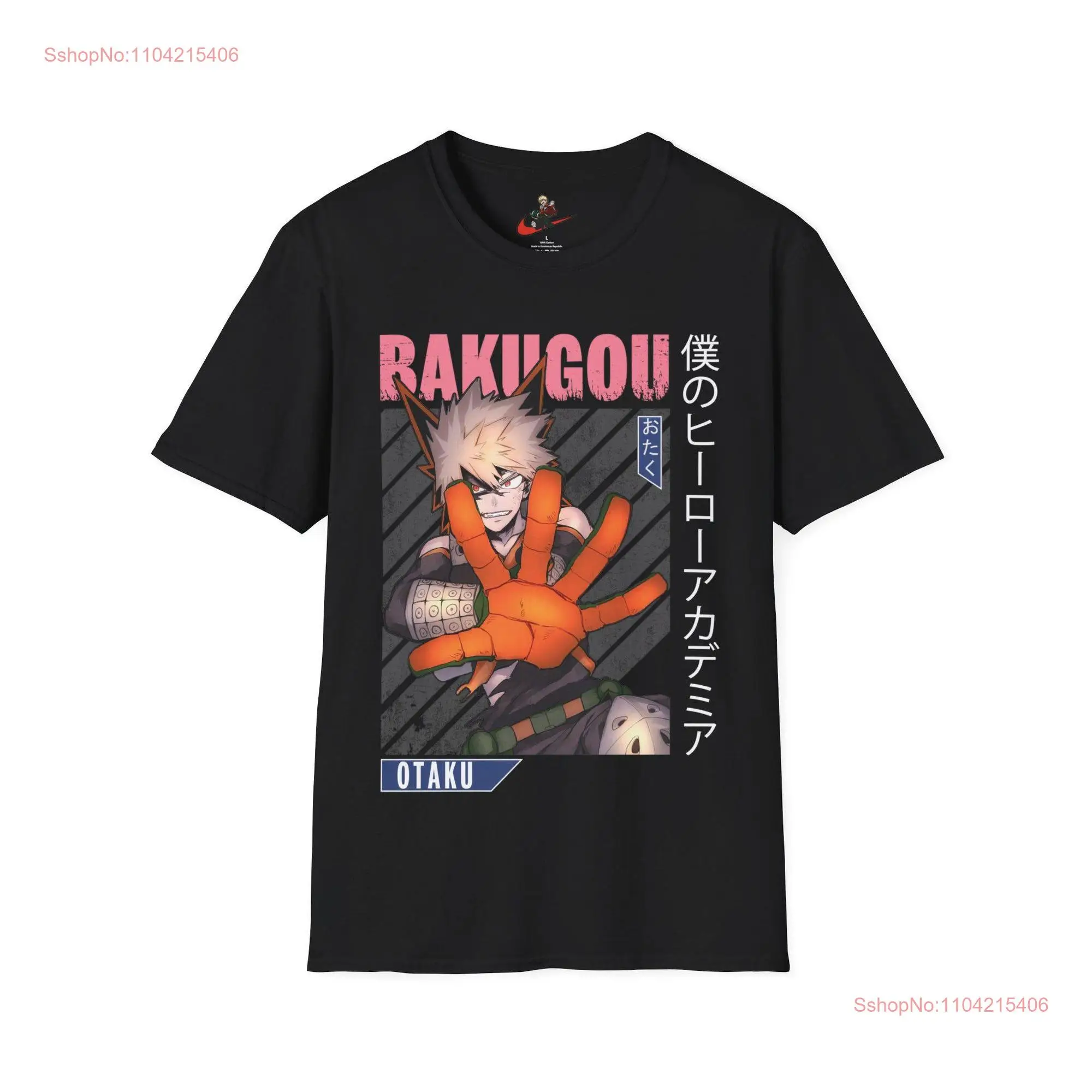 Bakugo MHA Softstyle T Shirt long or short sleeves