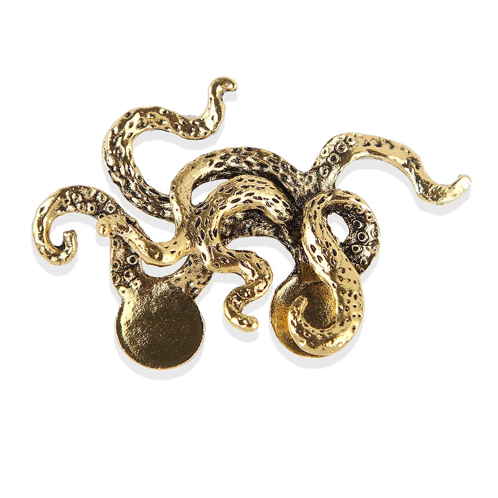 Classic Retro Animal Lapel Pin Crocodile Tiger Design Brooch for Men Suit Shirt Collar Coat Pocket Decoration view 4