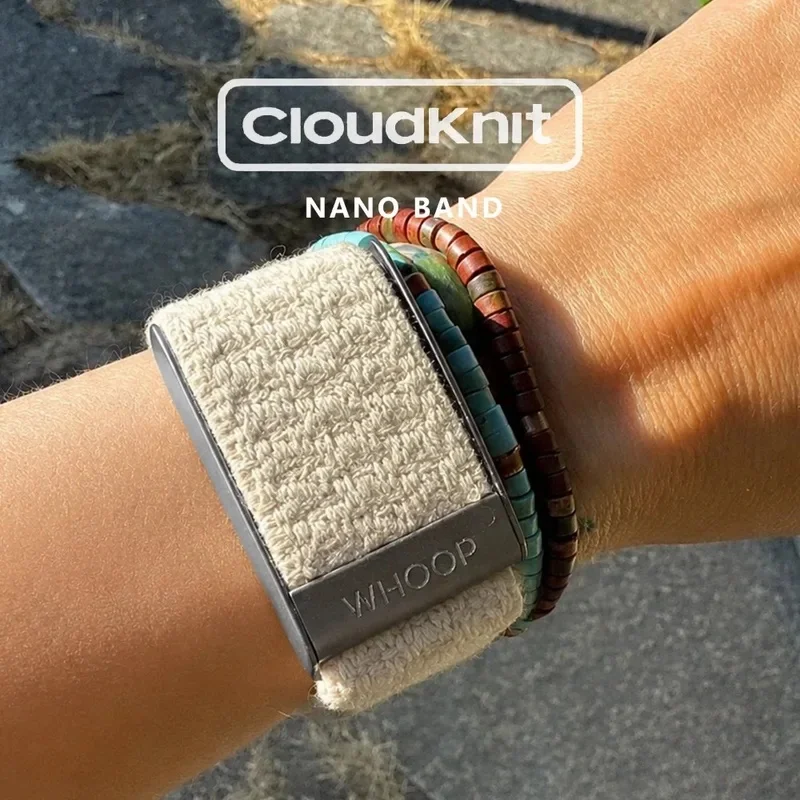 Replacement Strap Compatible with WHOOP 4.0 CLOUDKNIT, Cashmere-Like Feel, Elastic and Soft, for Sports.