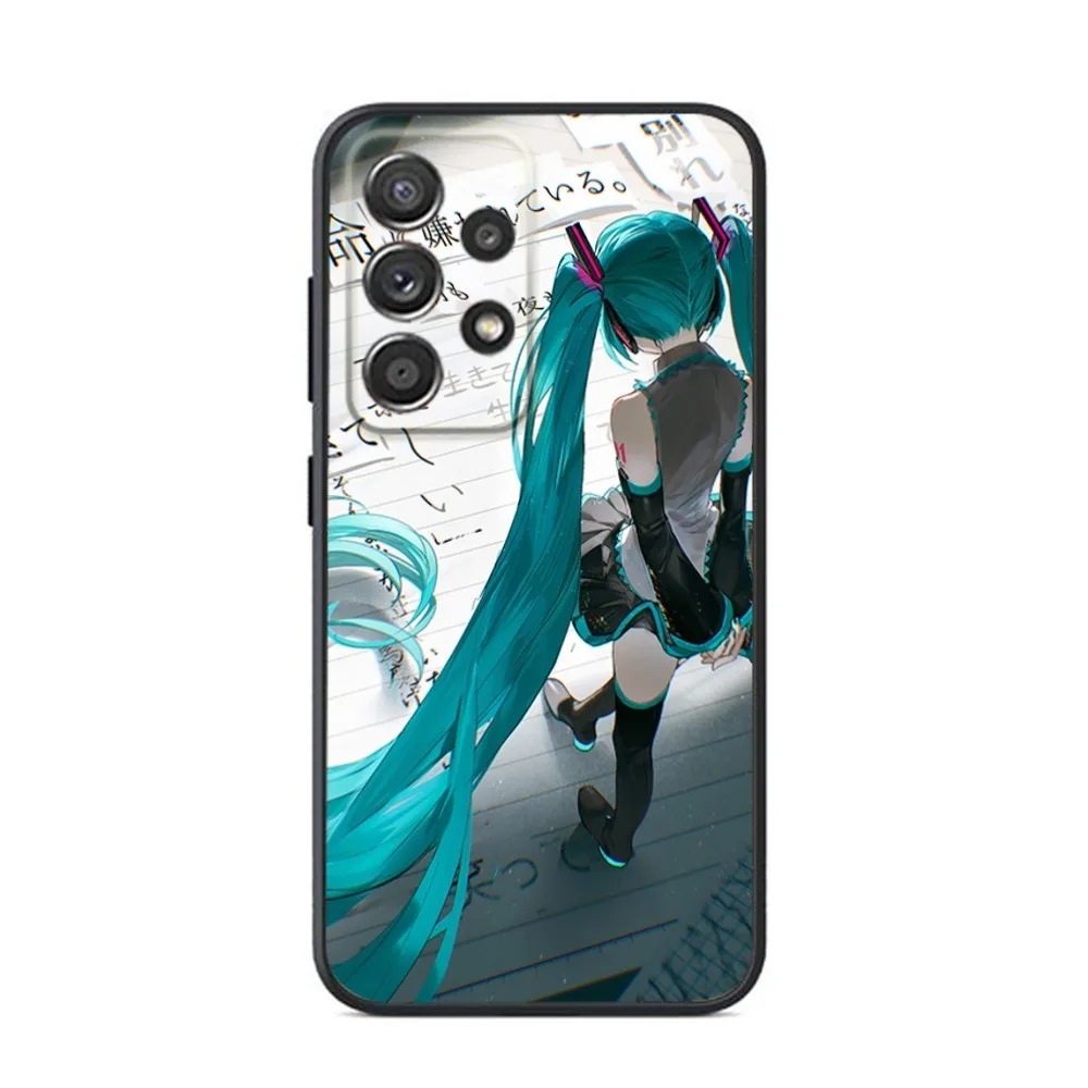 H-Hatsunes Miku  Phone Case For Samsung S24,S23,S22,S21,S20,S10,S10E,S9 Ultra Plus FE Note 20 Ultra 10 9 Plus Case