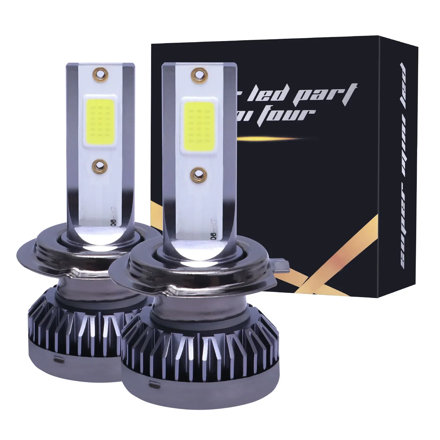 

Drive Safely with H1 H3 H7 Car Headlight Bulbs - 12v 80w 12000lm 3000K 6000K 8000K