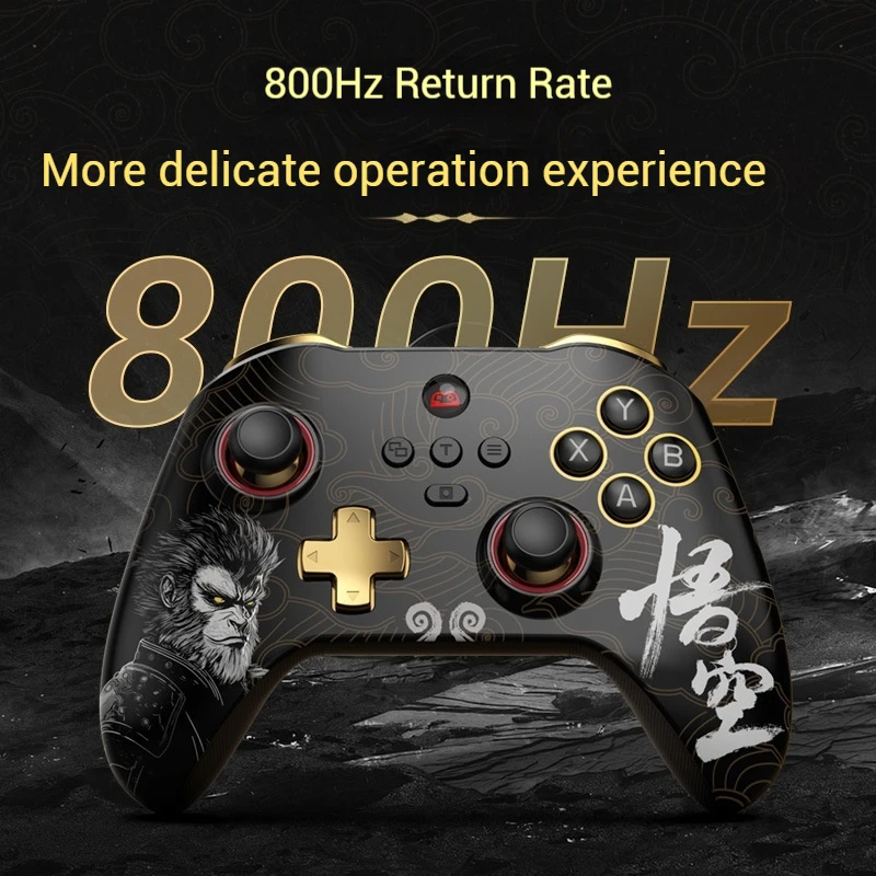 Wireless Bluetooth Game Control Handle Pad For Iphone Android Gamepad For Black Myth Wukong Hall Joystick Double Cut Trigger