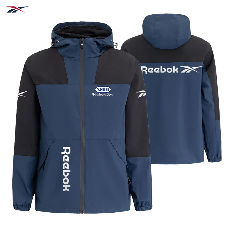 2026 Reebok Patchwork Jacket, Lightweight Windproof and Waterproof Men's and Women's Spring and Autumn Outdoor Leisure Sport Coa - view 4