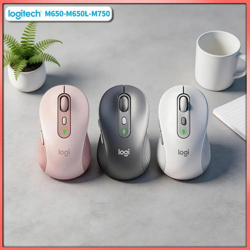 Logitech M750 Office Mouse - Precision Optical Sensor 3-Device Easy Switch Soft Thumb Rest Portable Travel Friendly Pick Tool