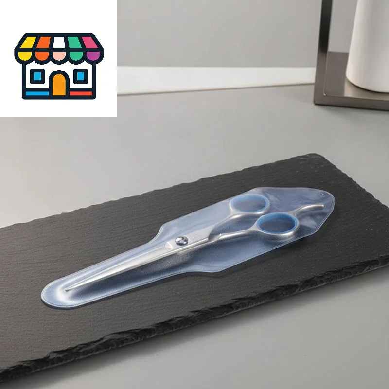 Hair Scissors Sleeves 10Pcs Single-sided Waterproof PVC for Barber Scissors Sharpening & Daily Protection