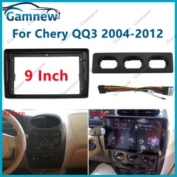9 Inch Car Frame Fascia Adapter For Chery QQ3 Chevrolet Spark 2004-2012 Android Radio Dash Fitting Panel Kit