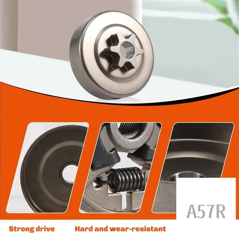 

7R-Sprocket Clutch 3/8 Inch For Stihl 017 018 021 023 025 Ms170 Ms180 Ms210 Ms230 Ms250 Chainsaw With Washer E-Clip Kit Replace