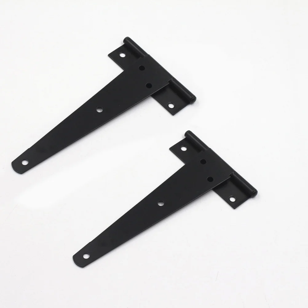 

2Pcs T-Type Strap Tee Hinge Heavy Duty Metal Easy Install for Doors Cabinets Light Duty Gates Furniture Slotted Bearing T-Hinge