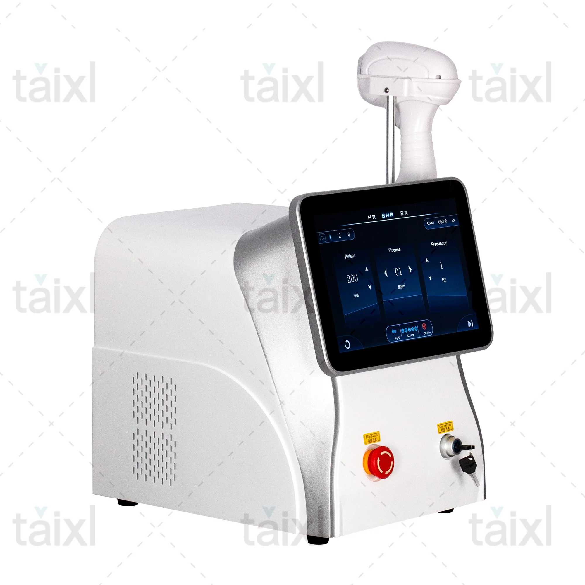 Penjualan Langsung Pabrik Penjualan Laris Laser Dioda Profesional Laser Alexandrite Es 755 808 1064 Mesin Penghilang Rambut Lazer Dioda Tri