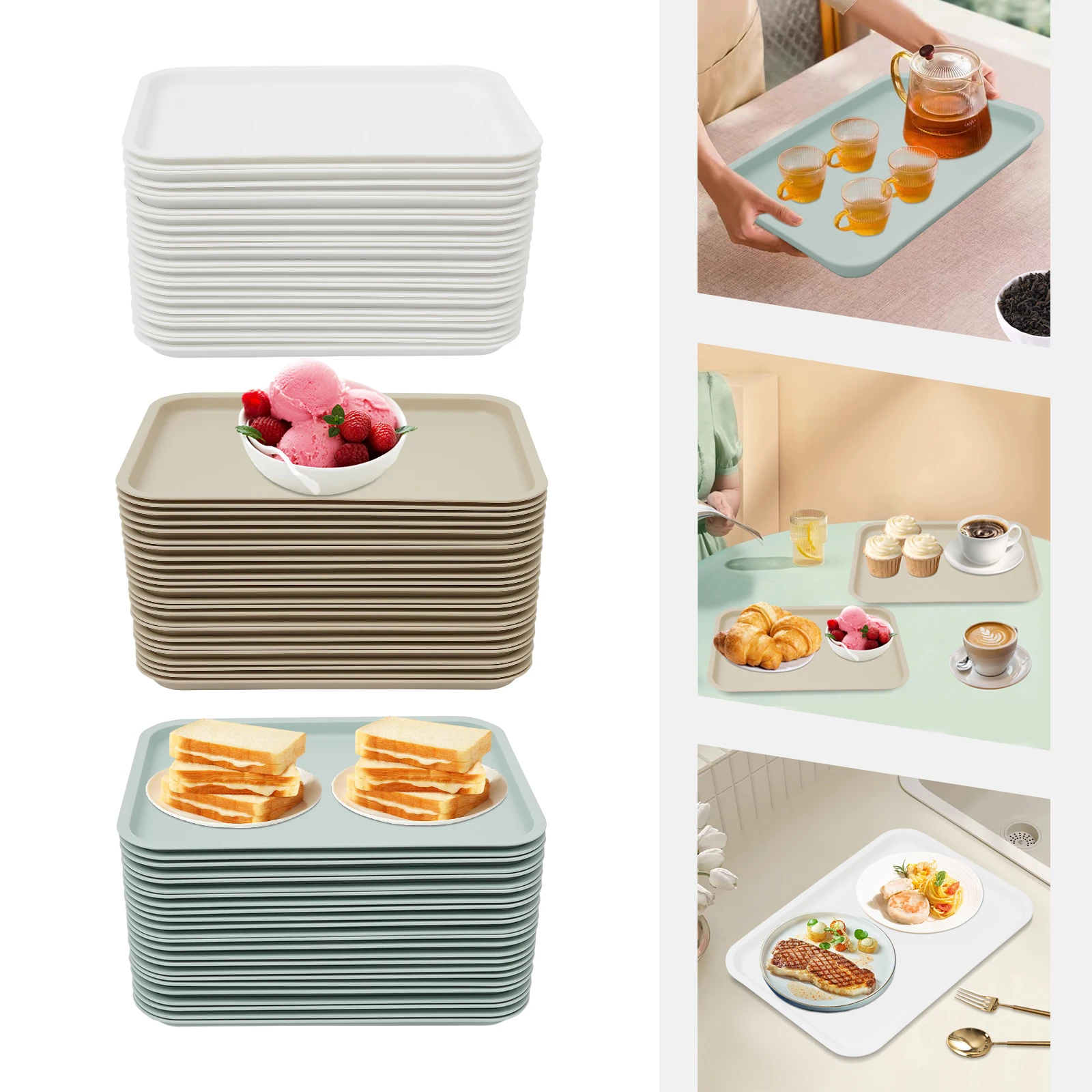 24 Uds Bandejas De … - image