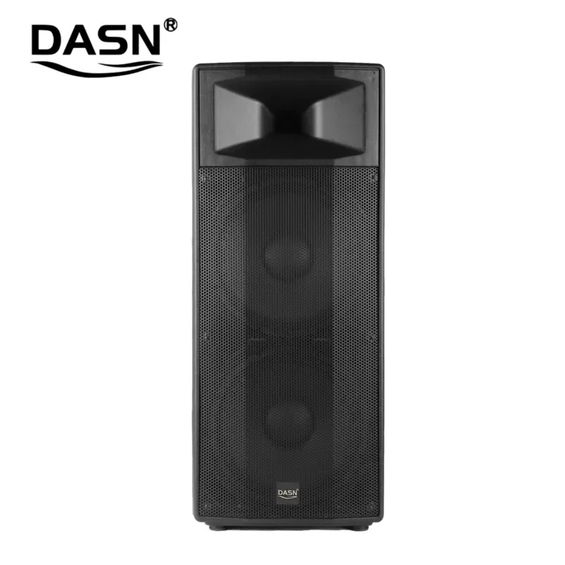 For DASN DNF215HA Dual 15 Inch 400W RMS Professional Active DJ Stage Home Theater Audio Plastic Full Range Sound System