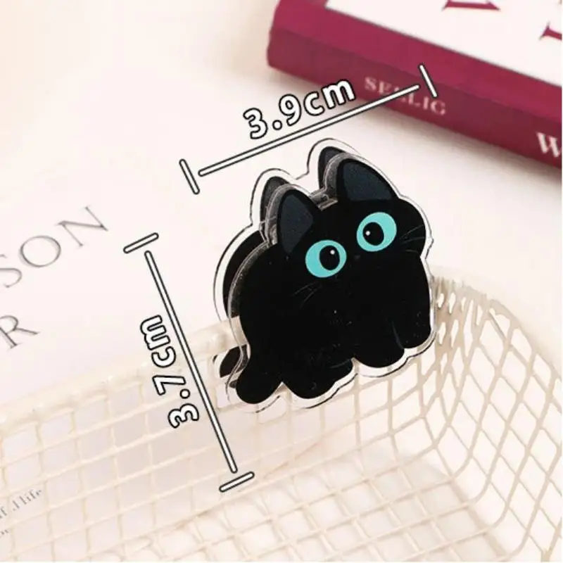 8 Stück Lebensmittel-Aufbewahrungsclips, kreative Snack-Clips, schwarze Katzen-Tütenclips, Gewürzbeutel-Frischhalteclips, feuchtigkeitsbeständig, niedliche Verschlussclips, Küchenhelfer – Detail 10