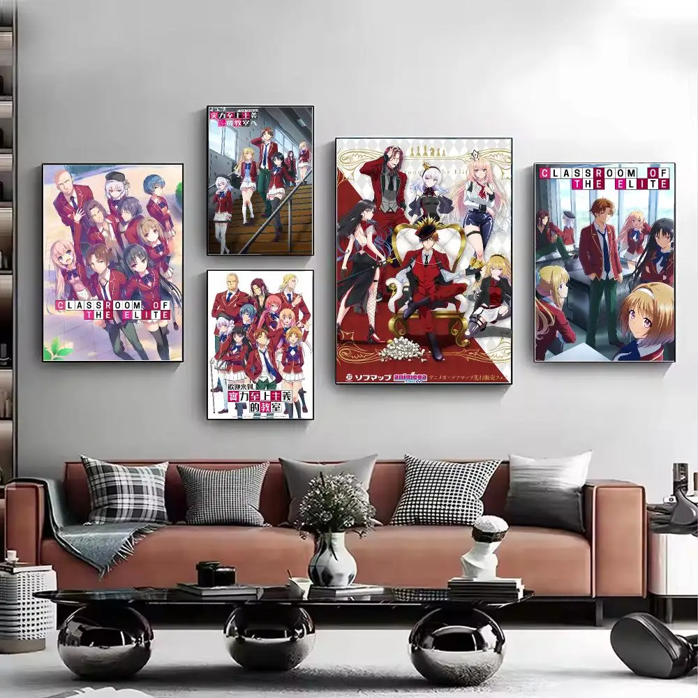 Anime Classroom of the Elite Poster Stylish Wall Art Print for Living Room Bedroom Study Office Café Home Decor Modern Gift