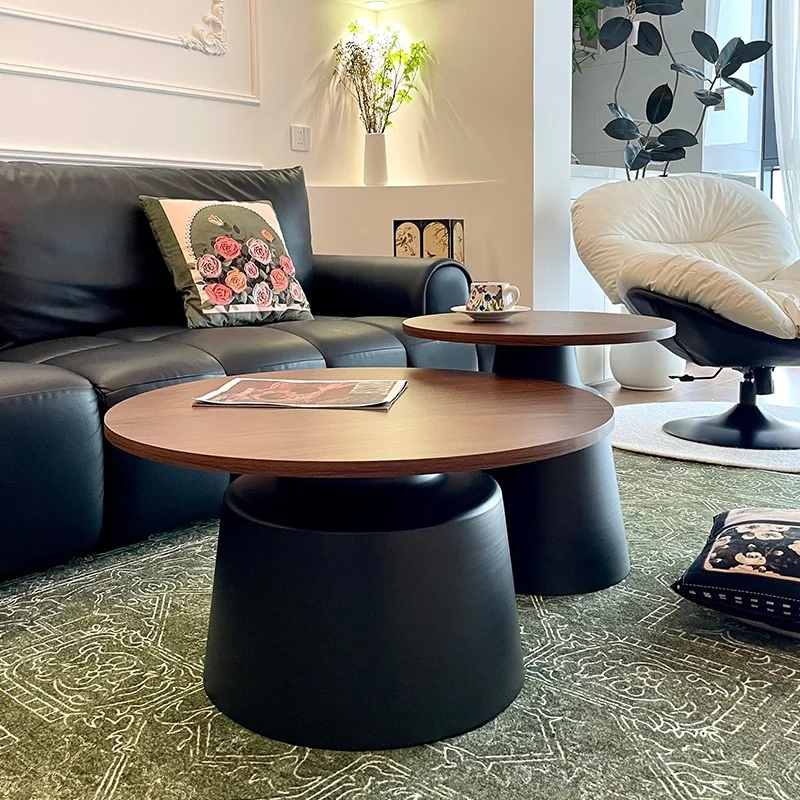 Luxury Simple Coffee Table Nordic Vintage Premium Aesthetic Side Table Creative Storage Table Pliante Living Room Furniture