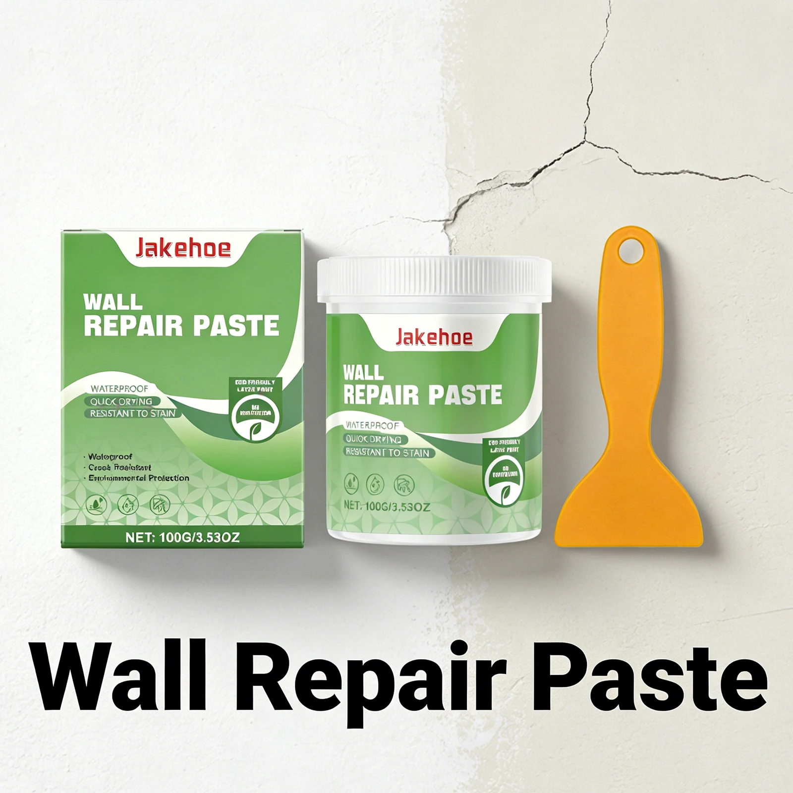 

Wall Mending Agent Leak-Trapping Drywall Hole Peeling Gap Repair Paint Valid Mouldproof Quick-Drying Restore Wall Repair Paste