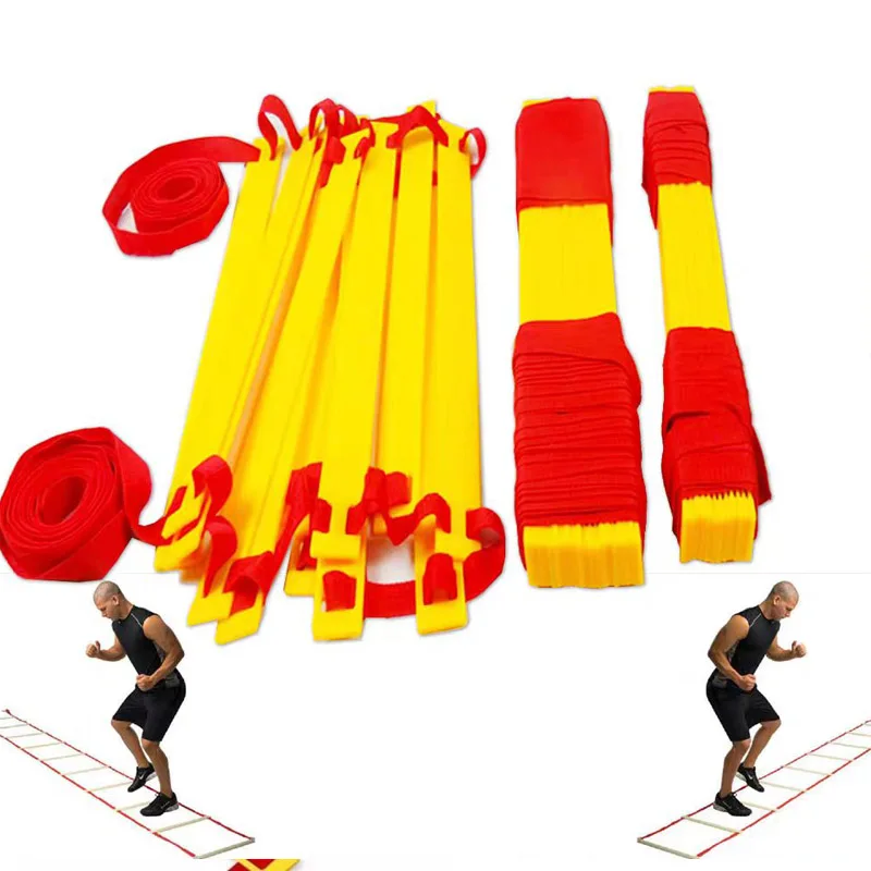Agility Ladder Speed Training Equipment Football Basketball Soccer Fitness Running Outdoor Sports Games For Adults and Children